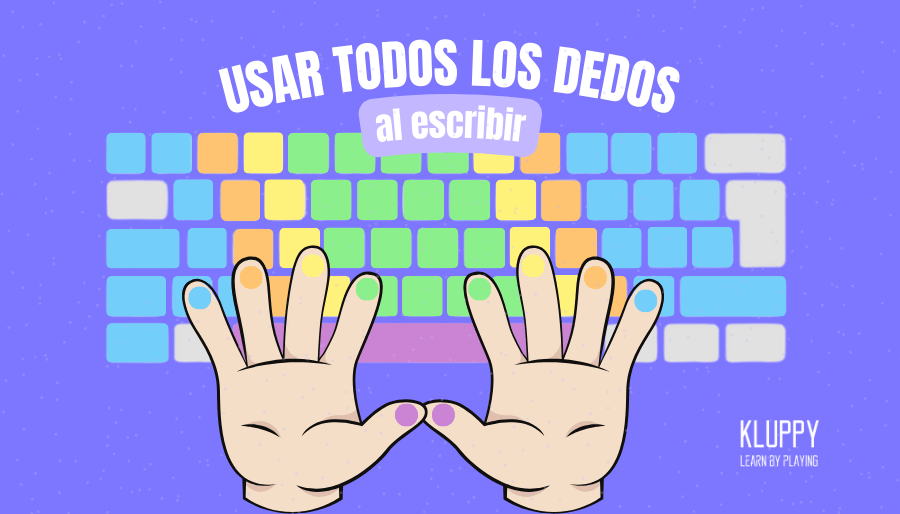 ¿Es necesario usar todos los dedos al escribir?